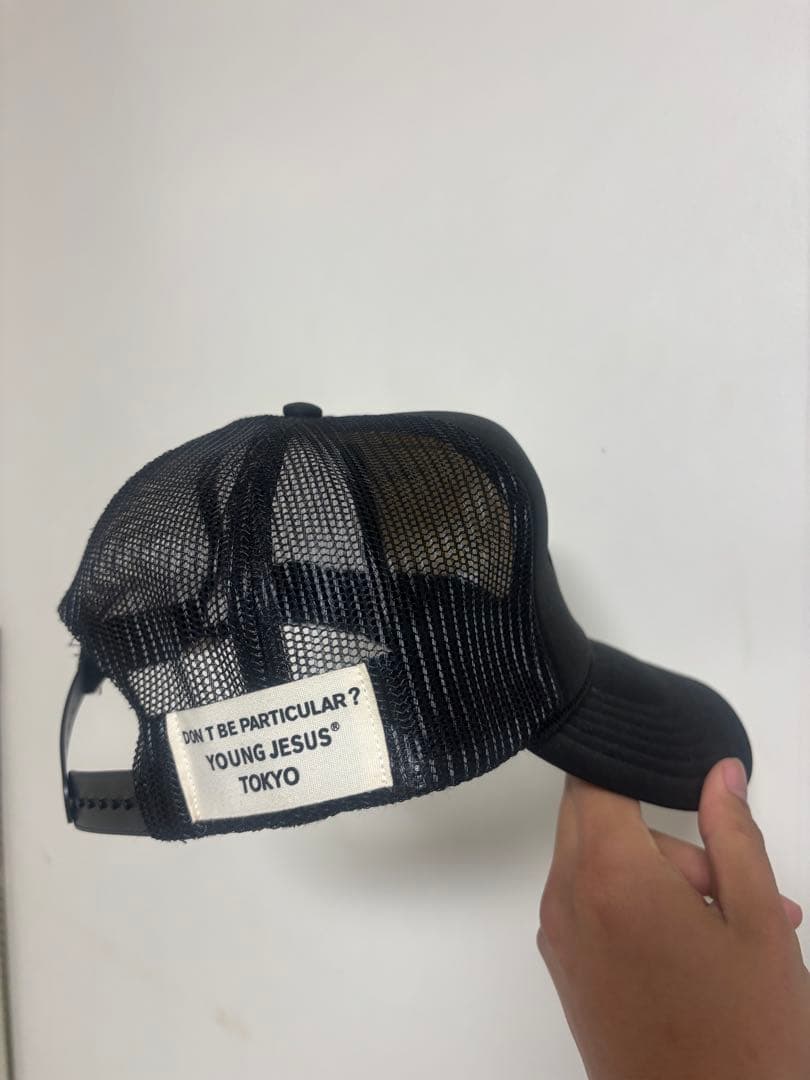YOUNG JESUS メッシュキャップ ブラック