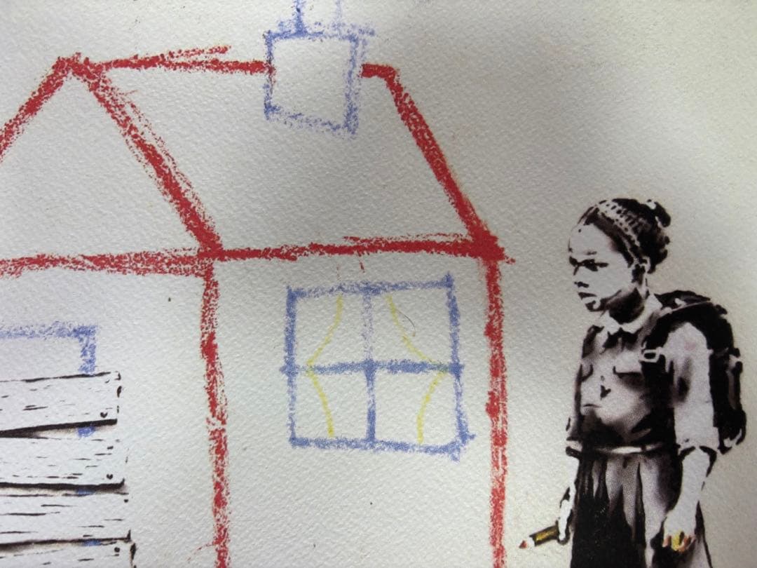 「Crayon for Closure」バンクシー リトグラフ サイン入り