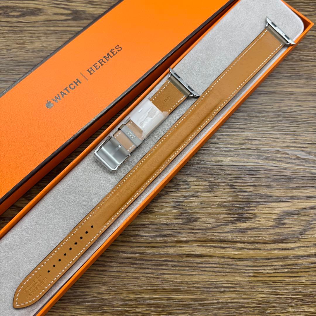 2195 Apple Watch エルメス　エトゥープ　ドゥブルトゥール　二重