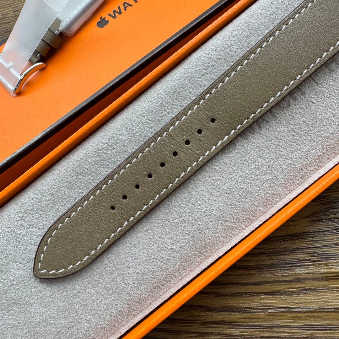2195 Apple Watch エルメス　エトゥープ　ドゥブルトゥール　二重