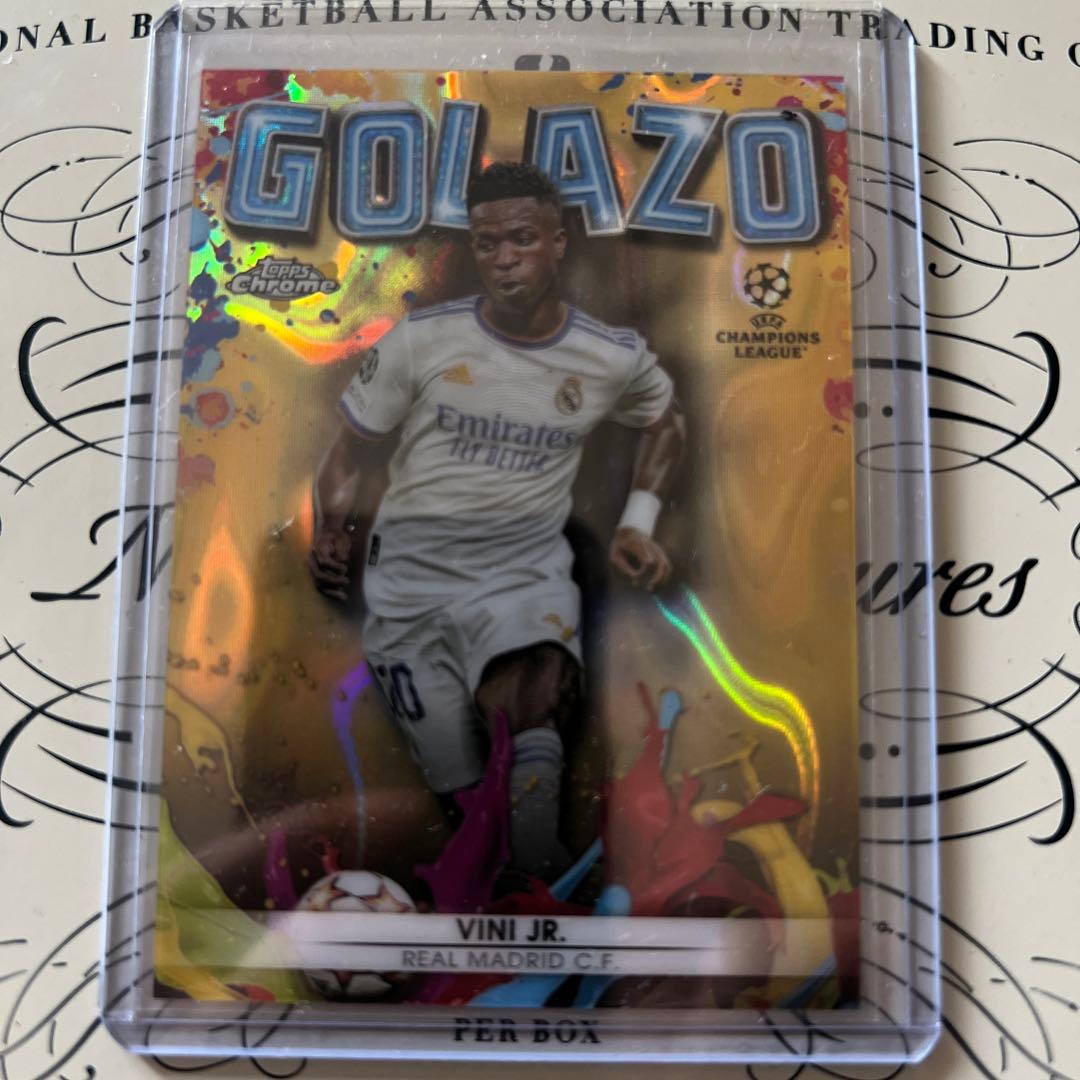 ヴィニシウス Topps Chrome Golazo Gold Lava 激レア