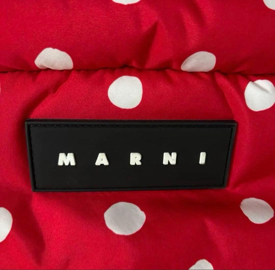 専用様…美品MARNI マルニ　ドット　パフバック　2way ロゴパッチ