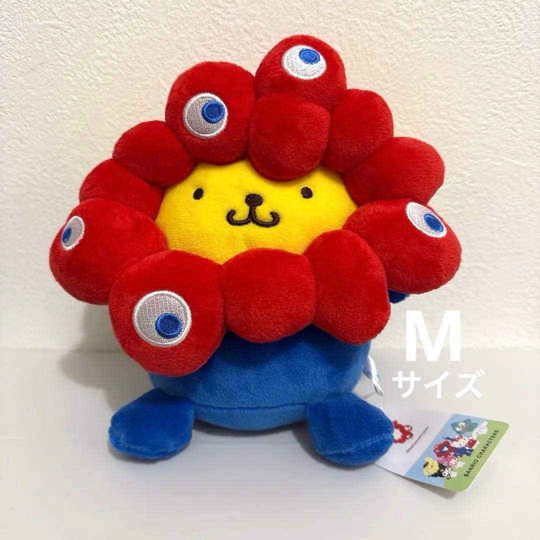 新品タグ付きポムポムプリン ミャクミャク なりきりぬいぐるみMサンリオ 大阪万博