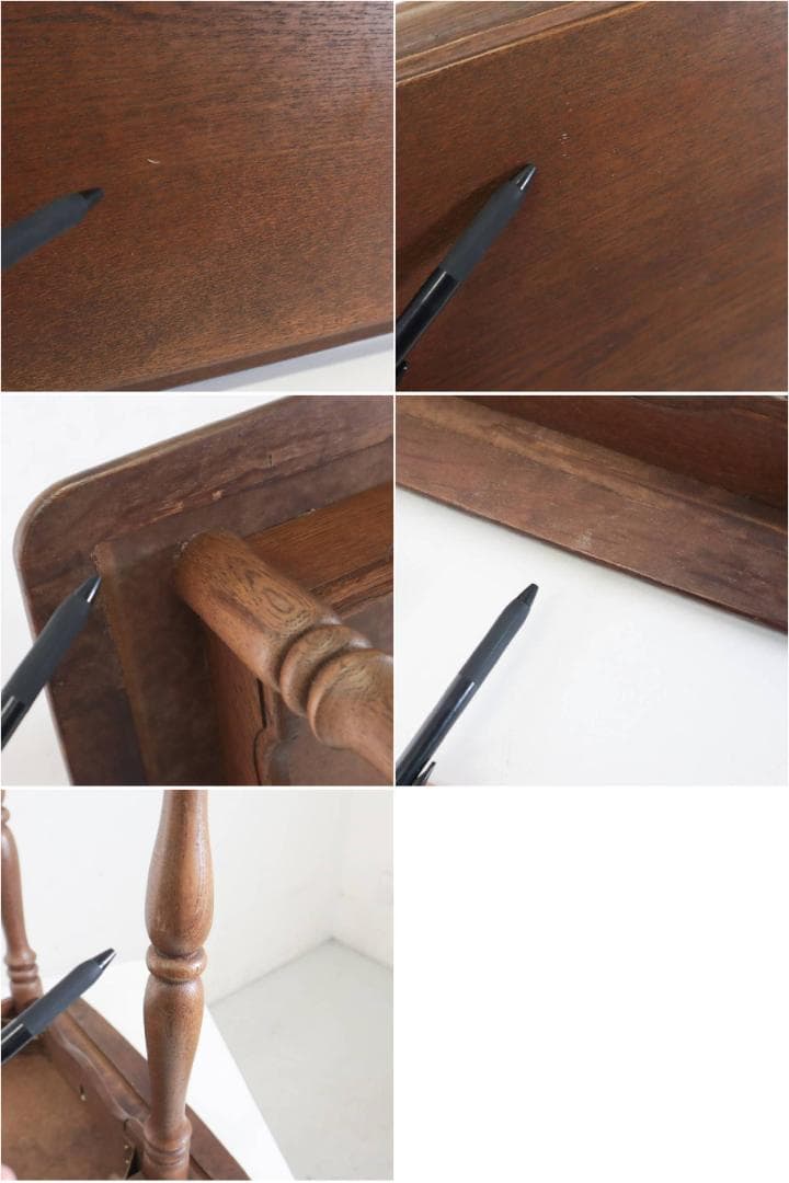 カリモク家具 コロニアル リビングテーブル 幅67cm ブナ材 ウォールナット色