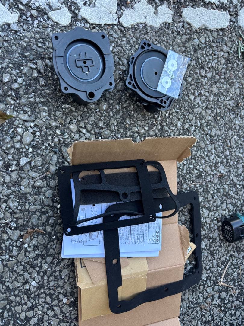 内部新品　安永エアーポンプ　ブロワ　EP-80E-L 浄化槽　オーバーホール済み