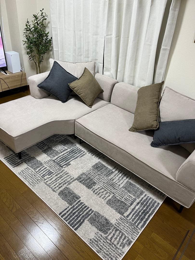 【takkk24】【未使用品】カウチソファ 関家具 コモル