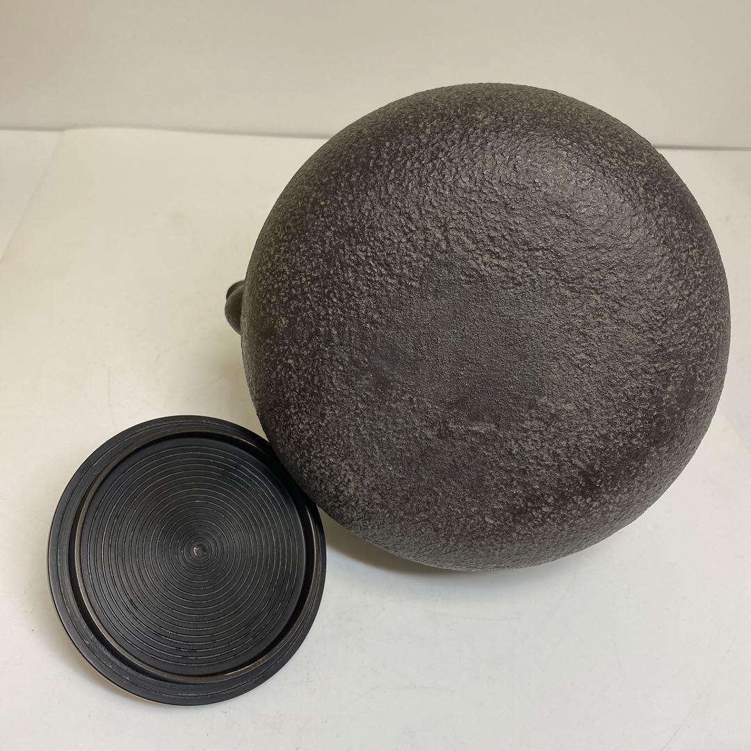 菊池政光　銀露鉄瓶　共箱　1636g トヒト　東さ7-0915①