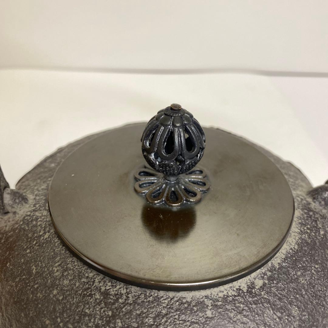 菊池政光　銀露鉄瓶　共箱　1636g トヒト　東さ7-0915①