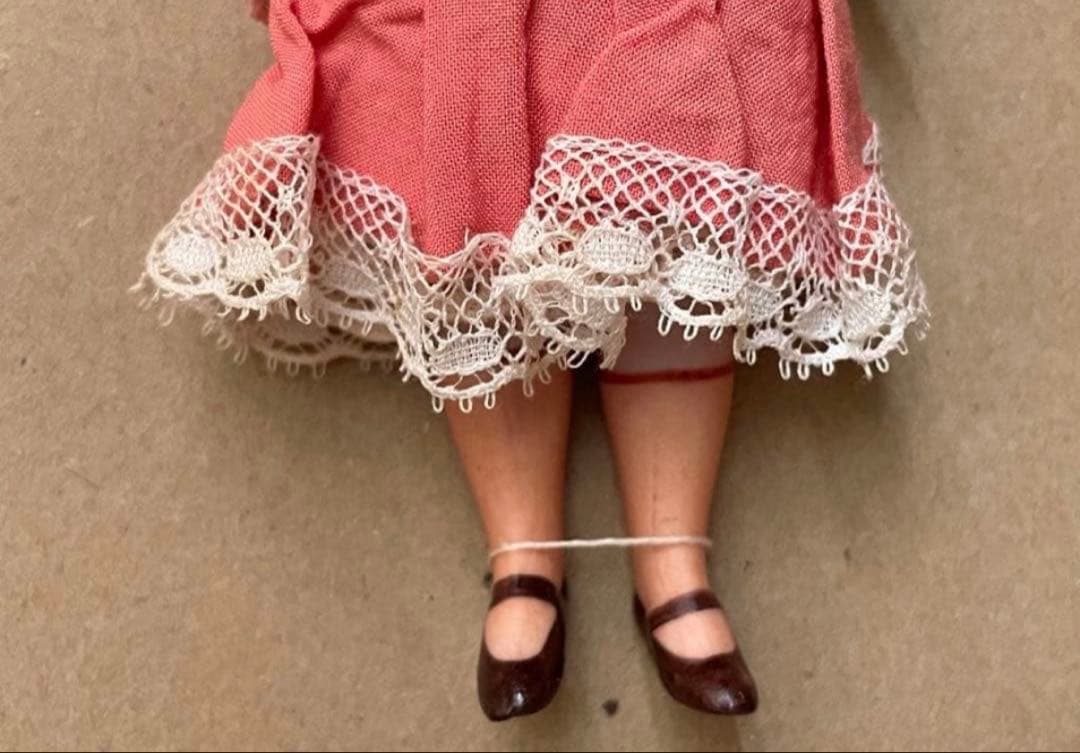 Hertwig オリジナル　新品箱付　アンティーク　ドール　ミニョネット ドイツ