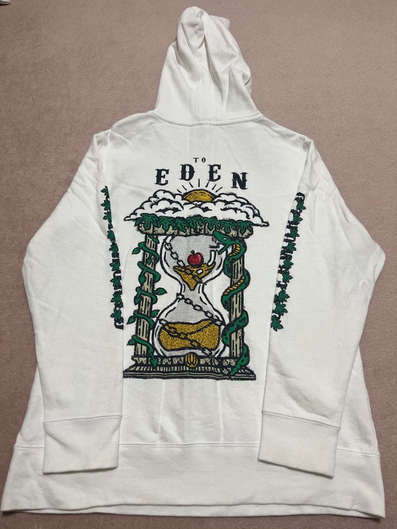 UVERworld EDEN白パーカー Mサイズ