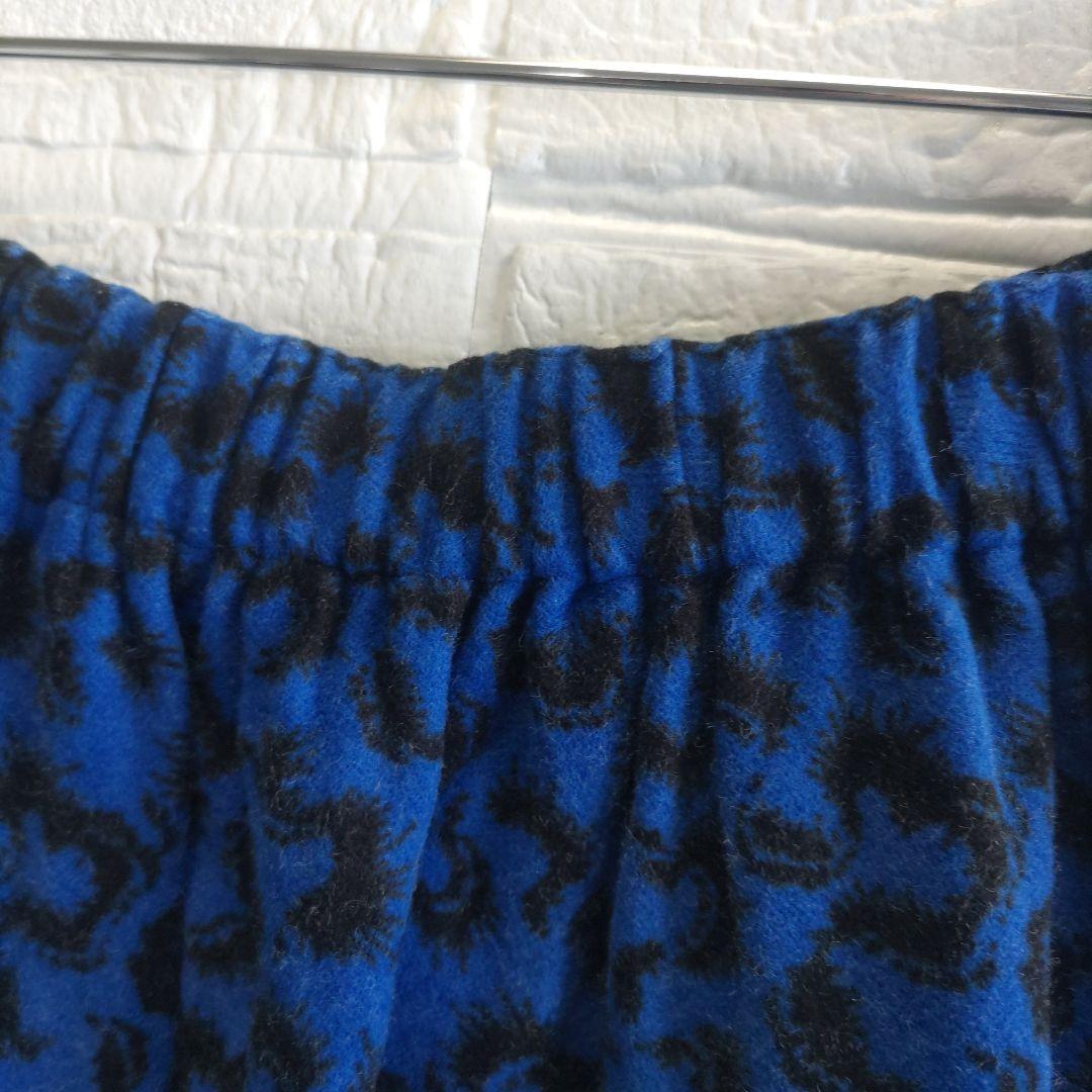 専用✨コムデギャルソン　コムコム　総柄　スカート AD2007 青　ブルー