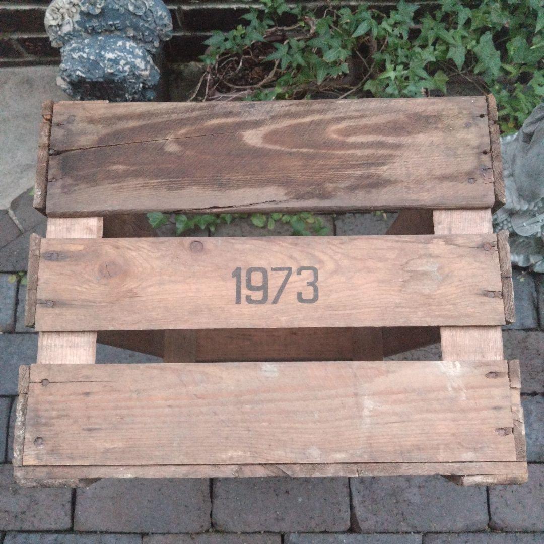 稀少 オランダ古物 苗物用 野菜用 古いベジタブルウッドボックス ヴィンテージ