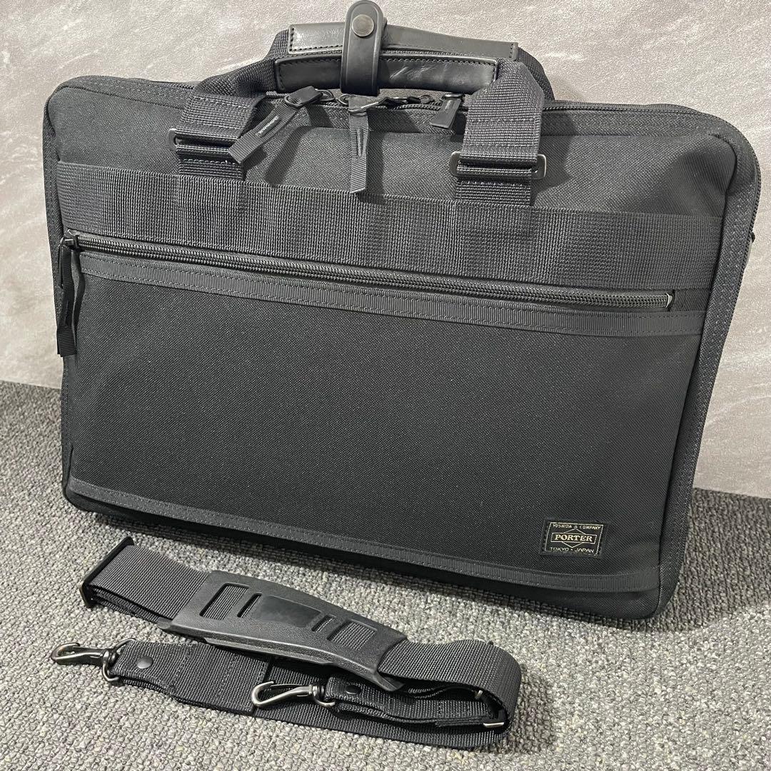 美品✨ ポーター CLIP クリップ 2way 2層式A4可能　ビジネス 黒