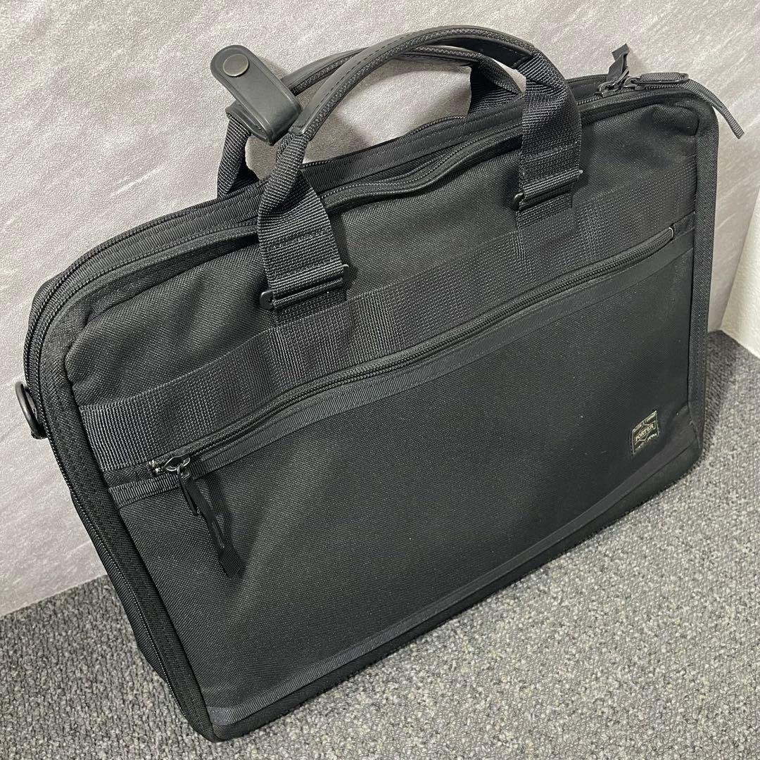 美品✨ ポーター CLIP クリップ 2way 2層式A4可能　ビジネス 黒