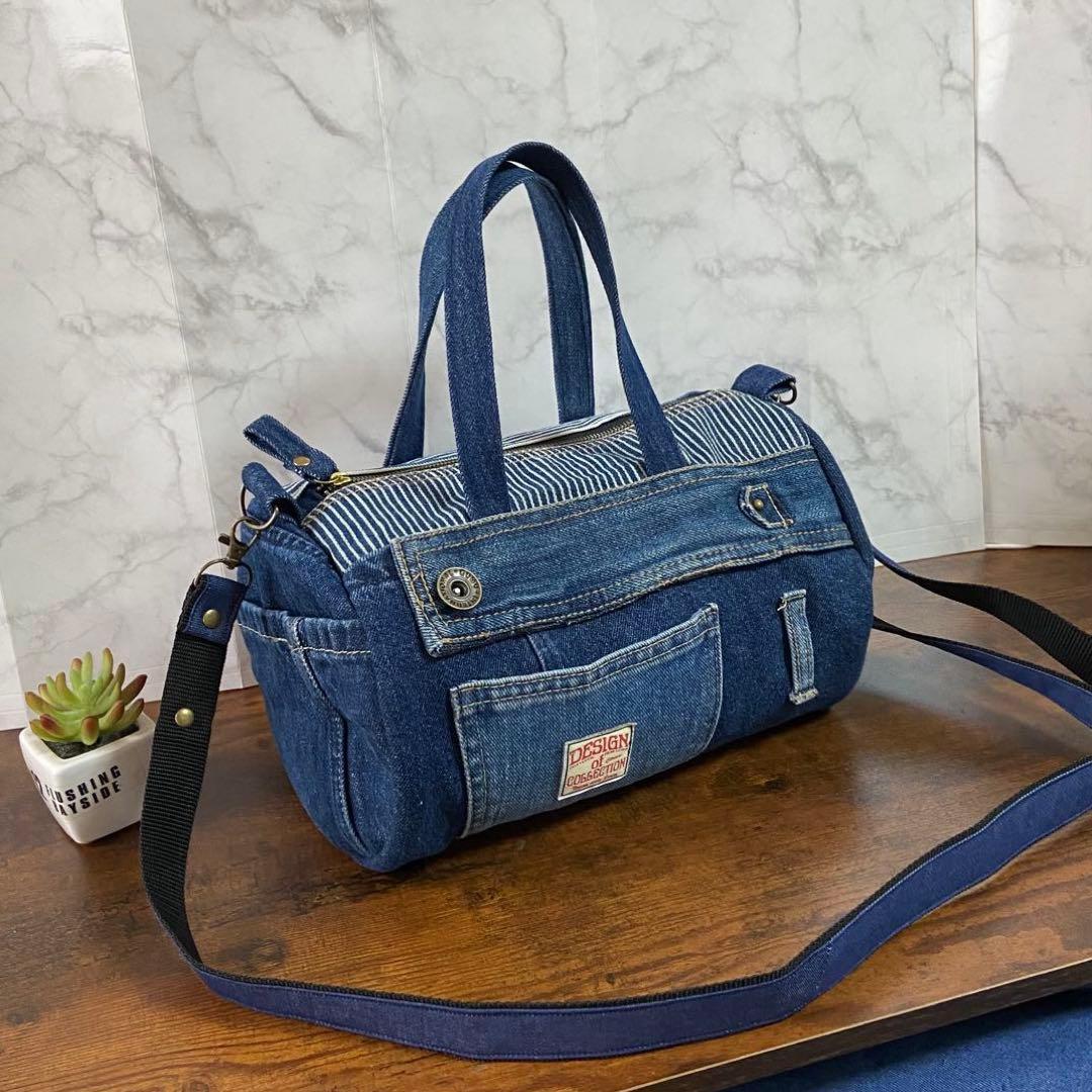 No.15 専用ページ*デニムリメイク【フリル付き長財布＆ボストンバッグ】