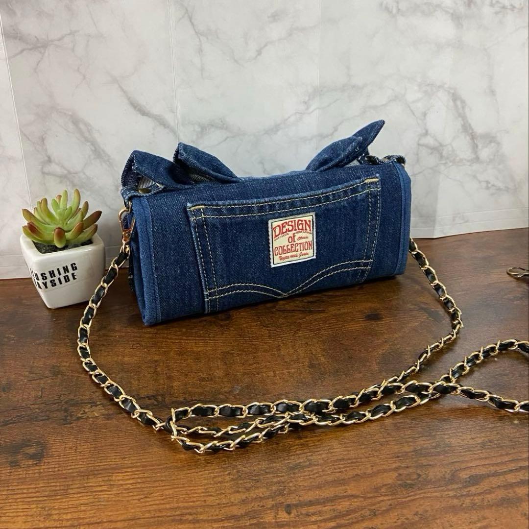 No.15 専用ページ*デニムリメイク【フリル付き長財布＆ボストンバッグ】