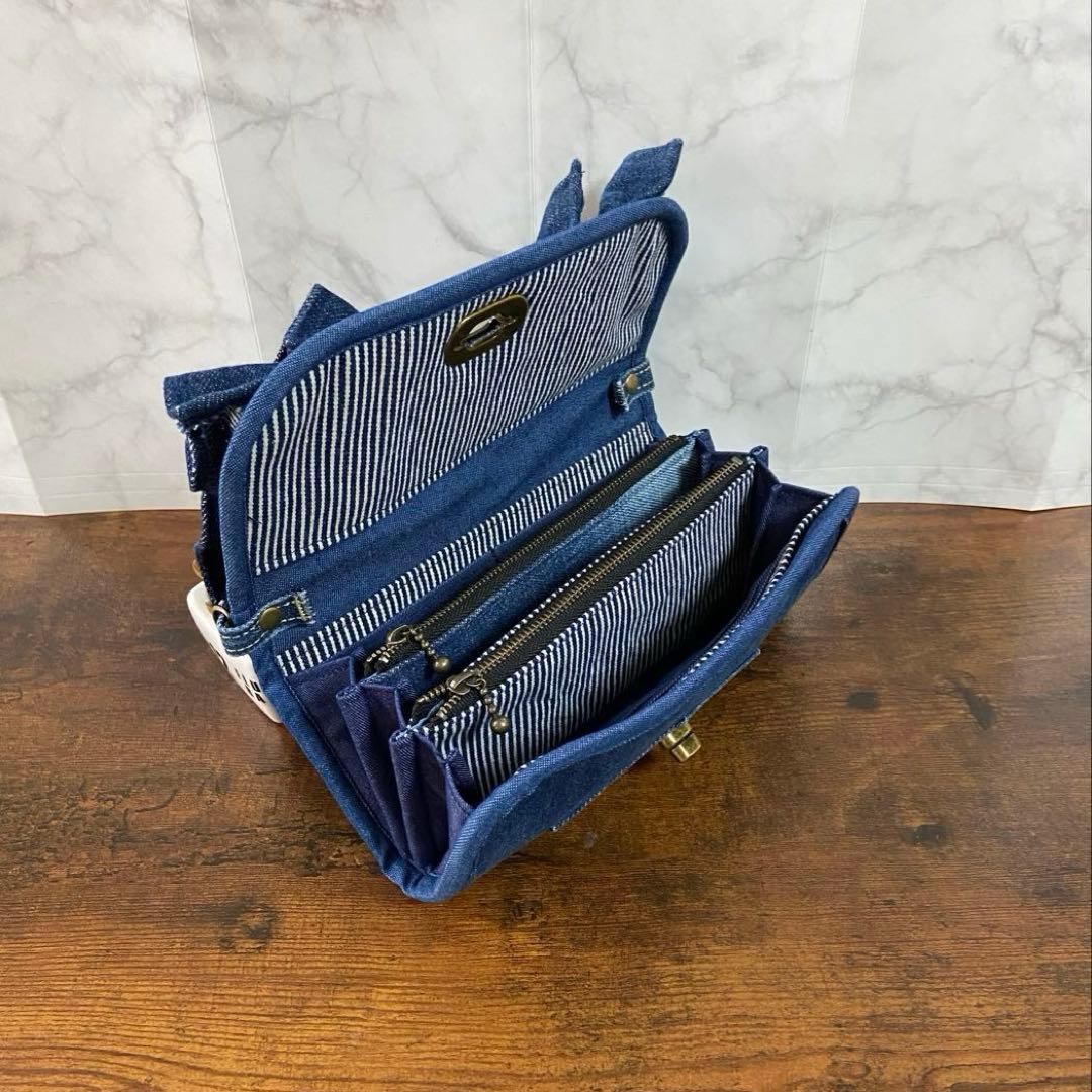 No.15 専用ページ*デニムリメイク【フリル付き長財布＆ボストンバッグ】