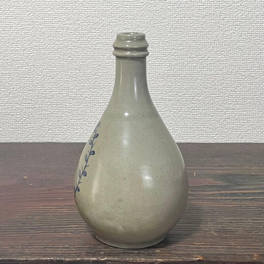 古伊万里 VOC 徳利 染付 草文 花器 花入