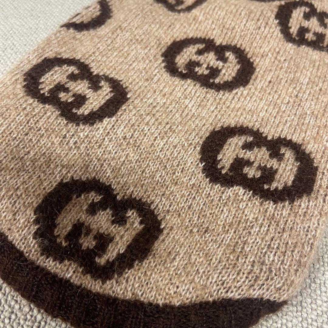 新品・未使用⭐️グッチ GGロゴ モヘア混 ドッグ セーター ニット　犬服