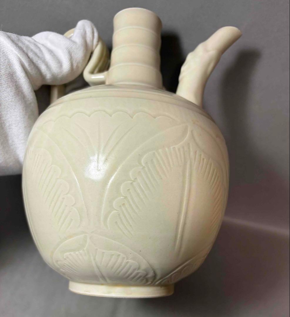 中国 定窯写　水注と温碗　f2251107