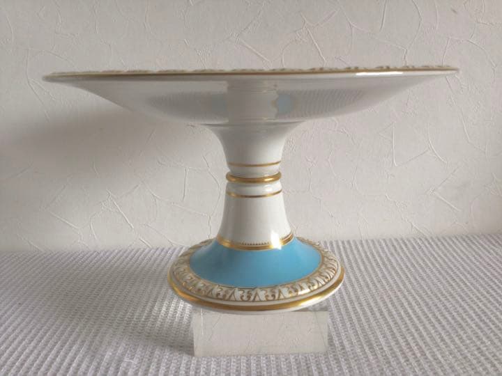 英国アンティーク・ビクトリアン陶器コンポート(イングリッシュ・ローズ)