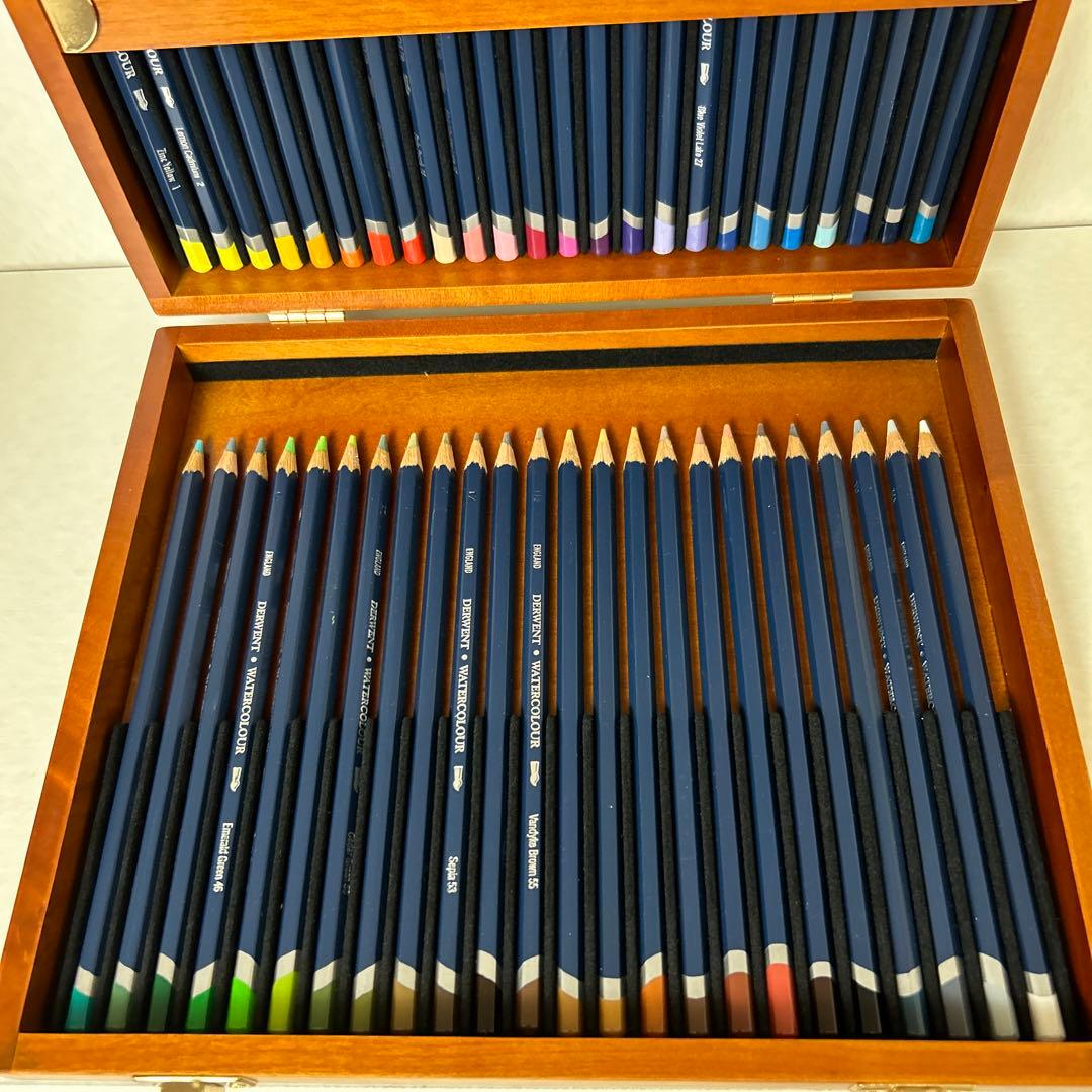 ダーウェント 木箱 ウォーターカラー 48色