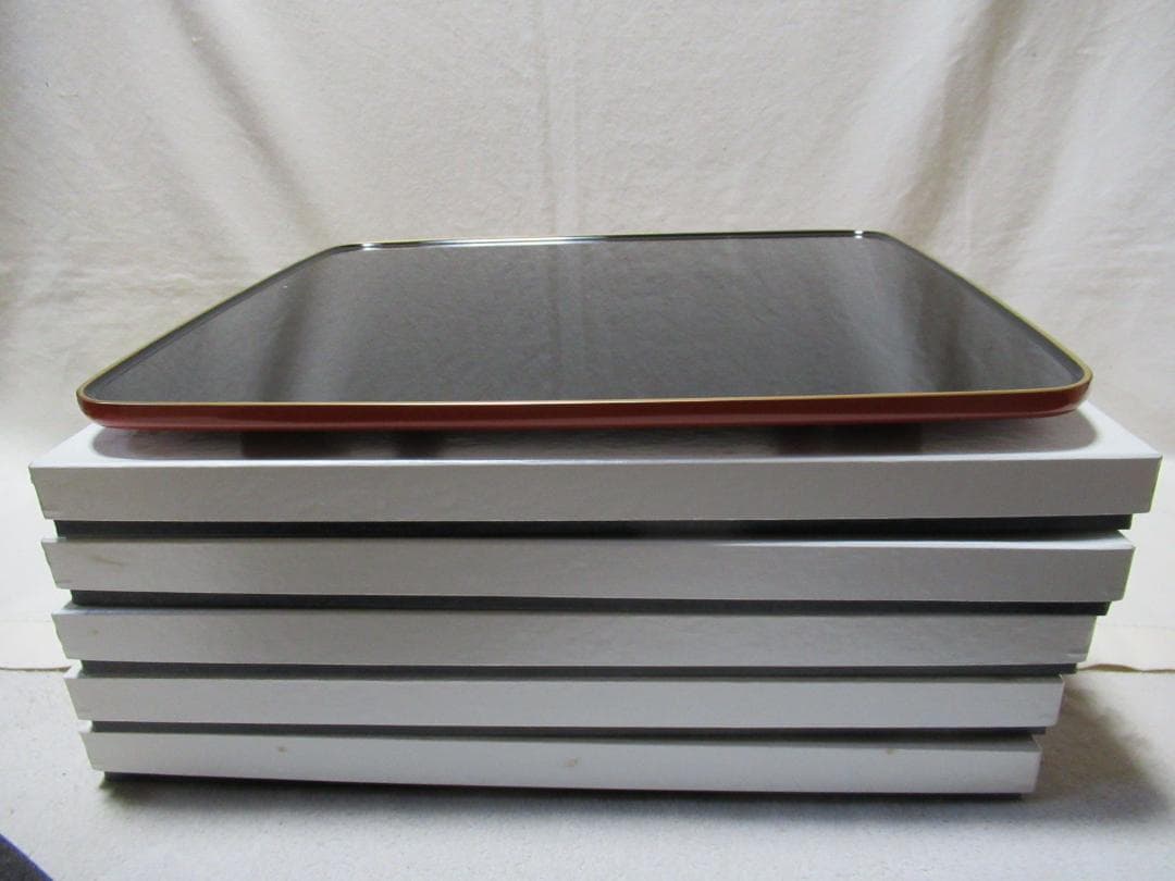 輪島塗　安居屋善　５客　共箱　未使用に近い