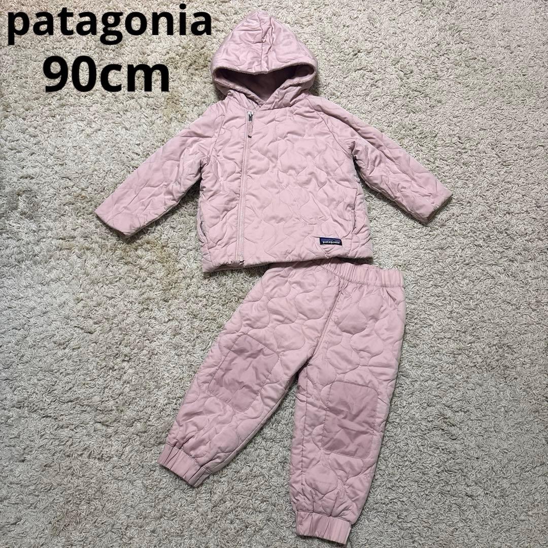 【美品】Patagonia ベビーキルテッドパフジャケット セットアップ 2T