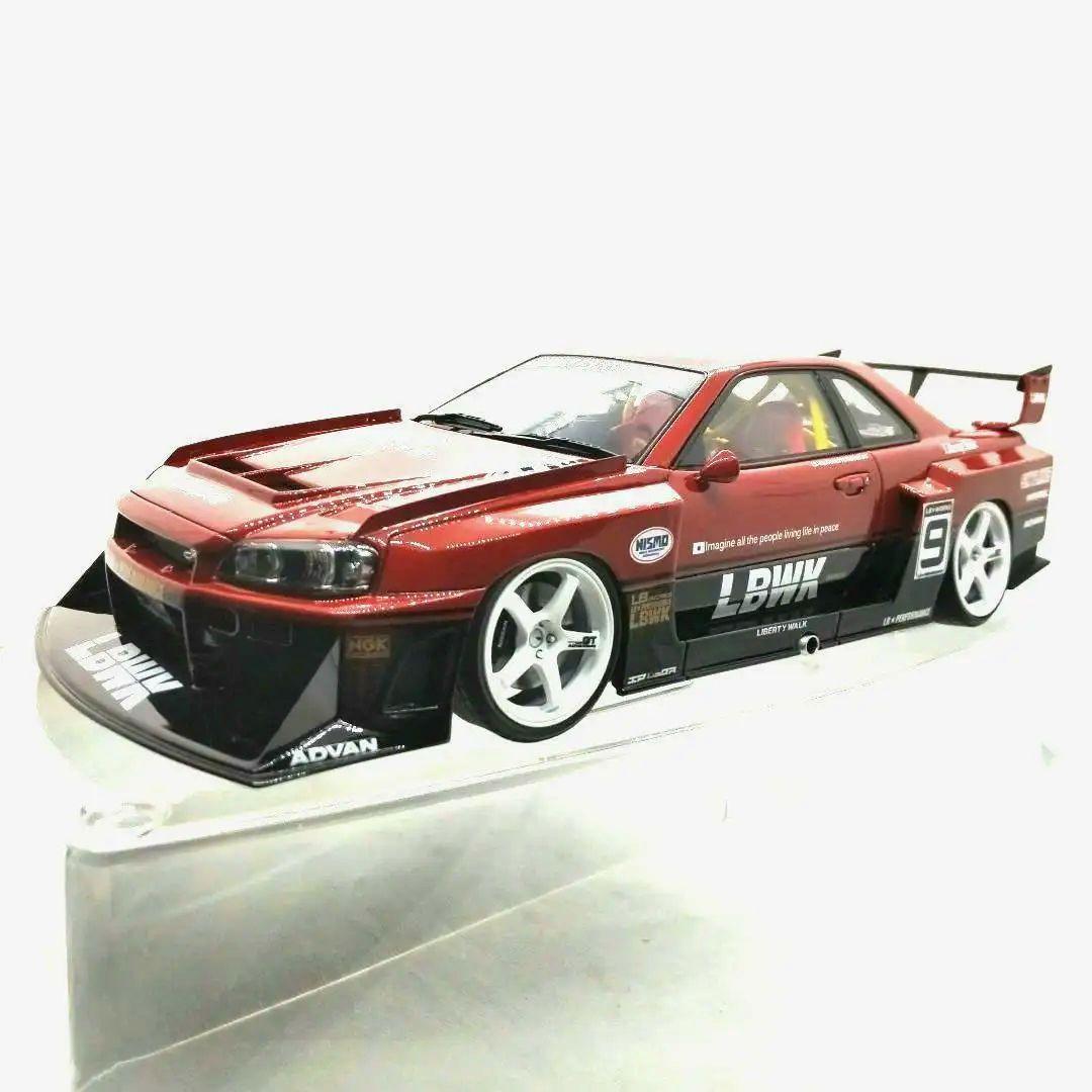 イグニッションモデル １/１８ ＬＢ-ＥＲ３４ スーパーシルエッ スカイライン