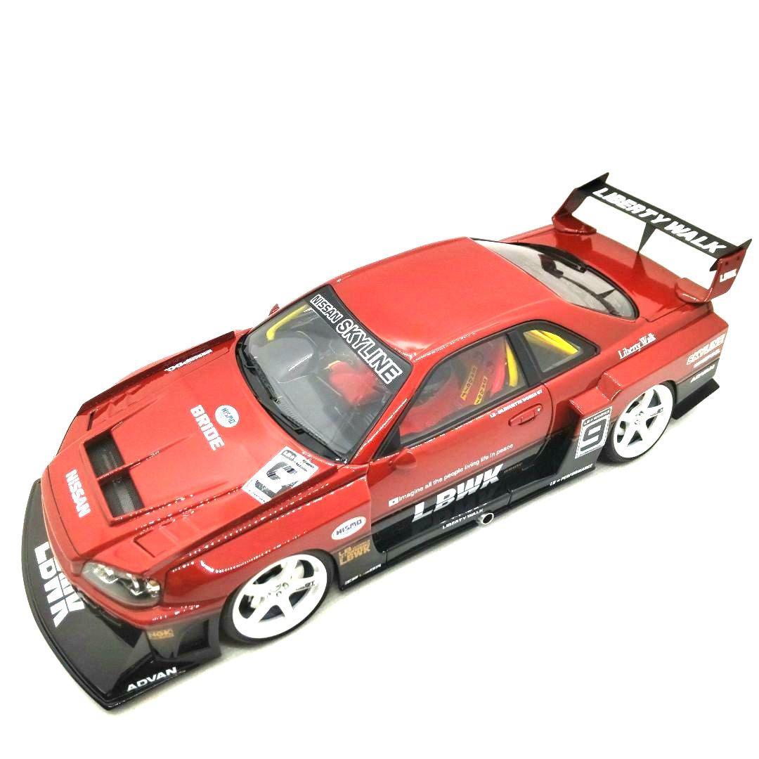 イグニッションモデル １/１８ ＬＢ-ＥＲ３４ スーパーシルエッ スカイライン