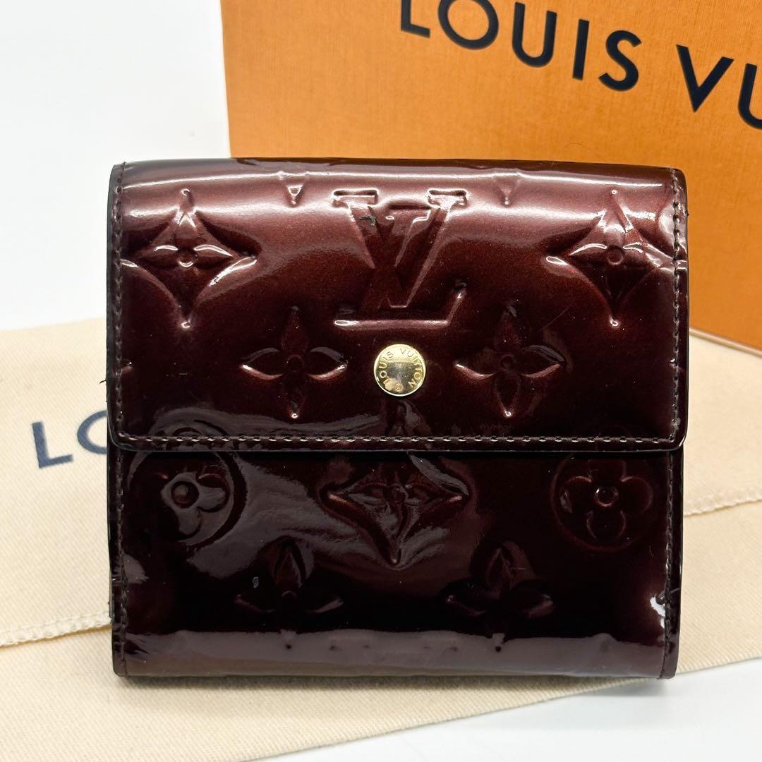 ルイヴィトン ポルトフォイユ カルトクレディ アマラント ヴェルニ モノグラム