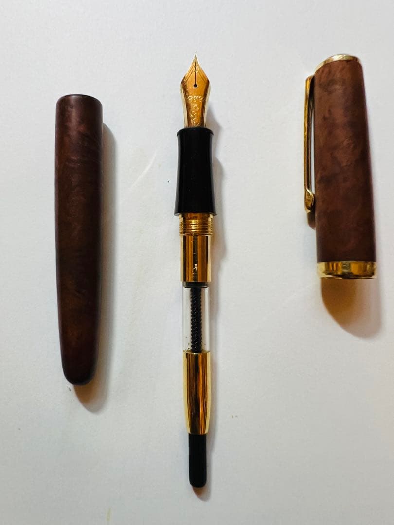 プラチナ万年筆 3776 ブライヤー旧型　細字