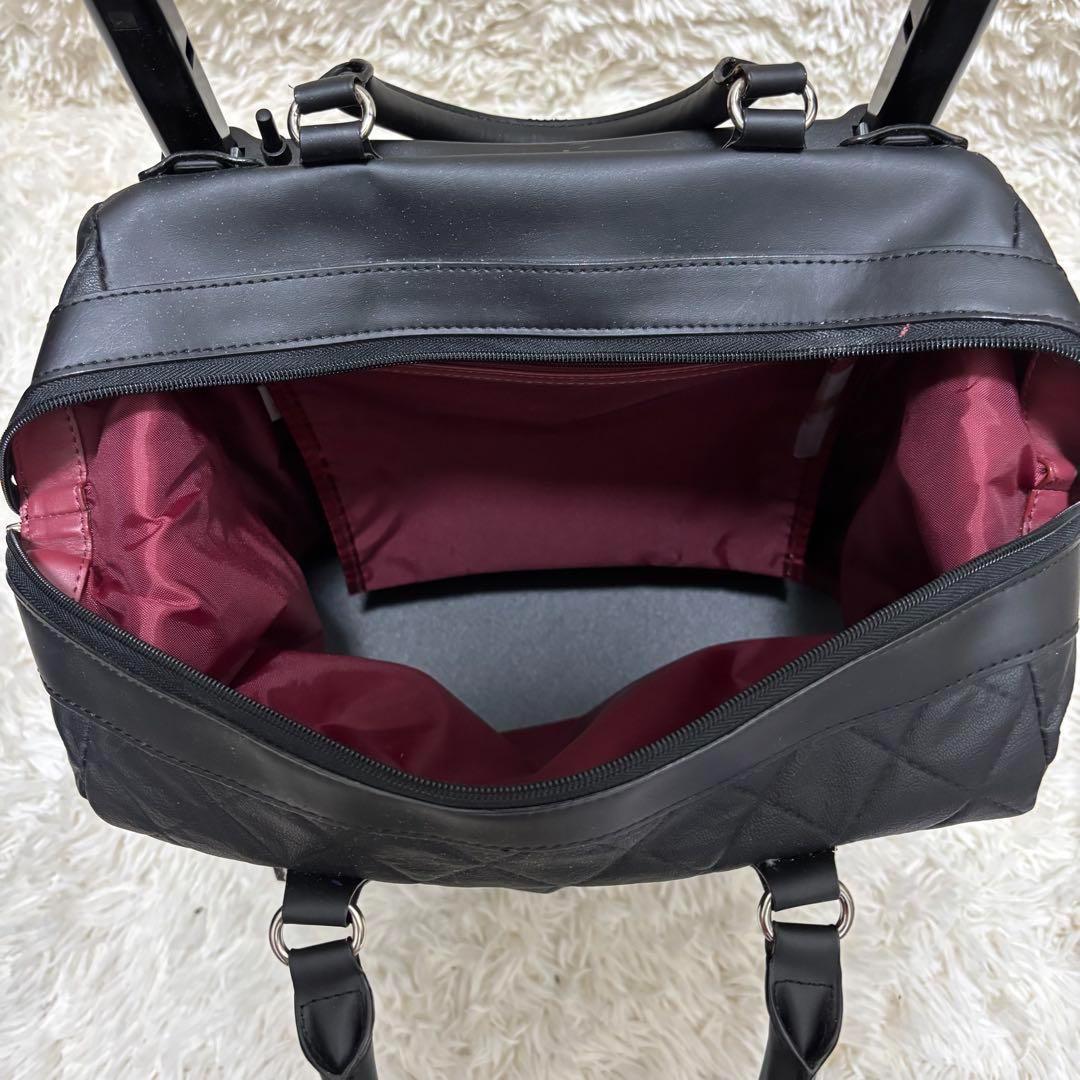 ☆美品☆ SWANY スワニー　キャリーケース　ダイヤキルト　ブラック