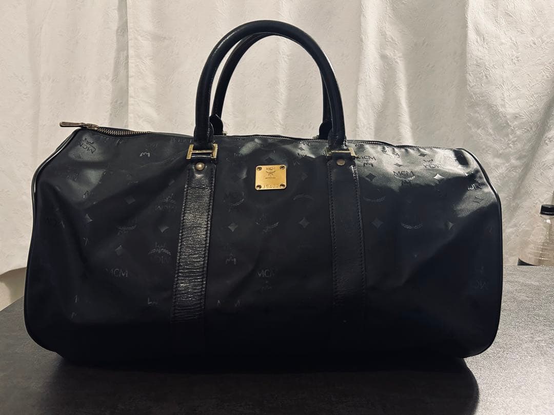 MCM ブラック ボストンバッグ