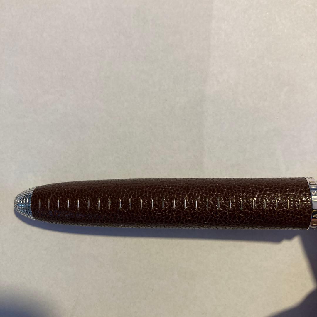 【極美品】ルイヴィトン ボールペン ドックキュイール ローラーボール　ブラウン