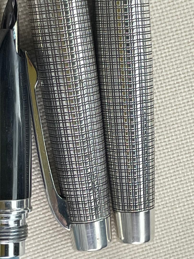 万年筆 PLATINUM プラチナ 18k WG 極細