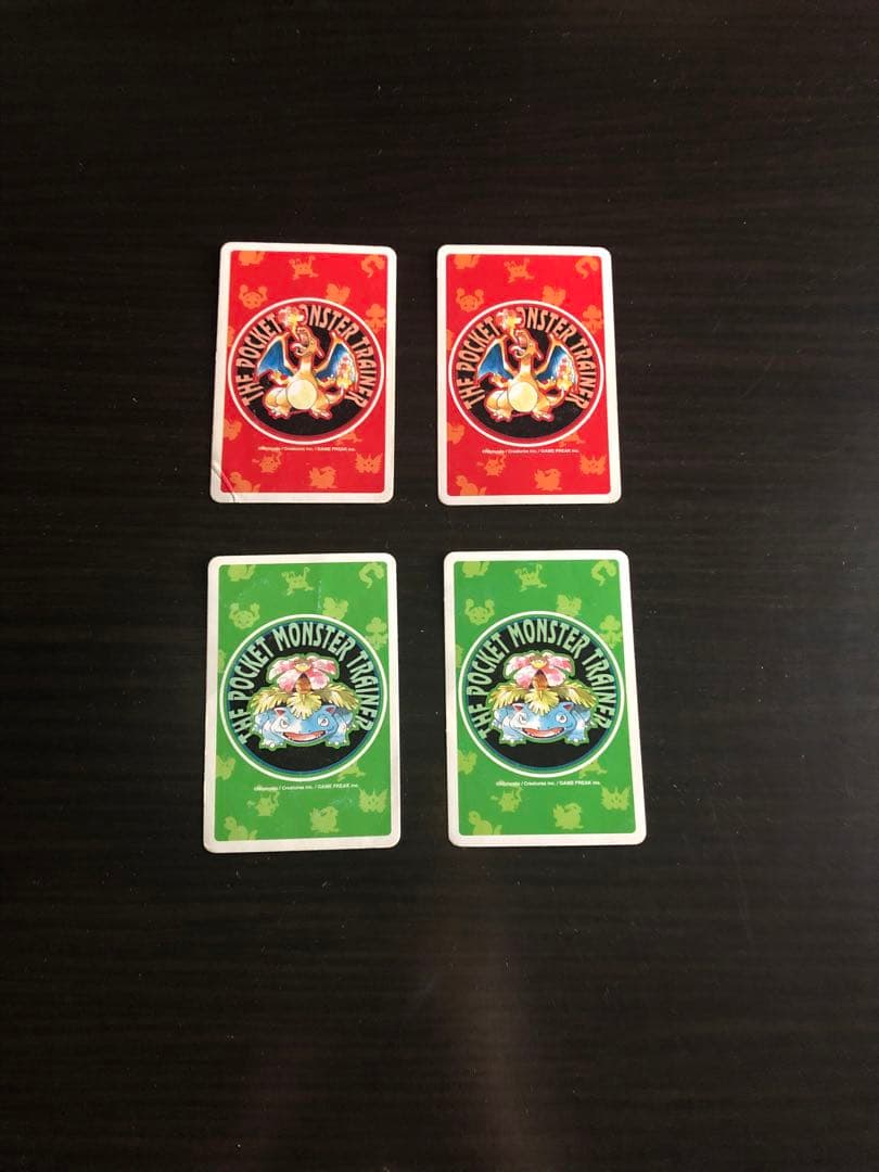 ポケットモンスター　赤・緑　トランプ(2種類セット)