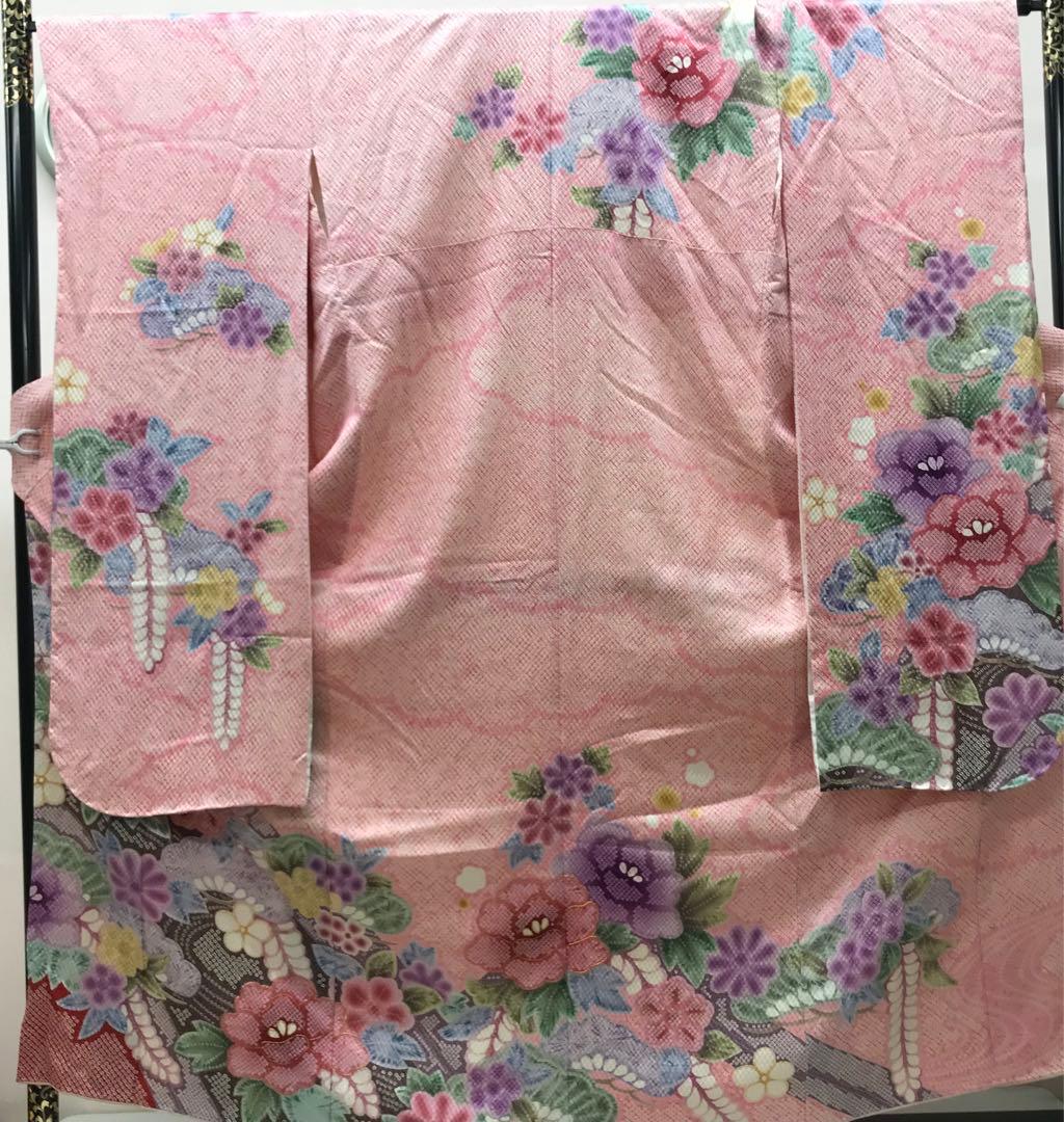 ワ8【20】◆美品◆振り袖＆伊達襟セット◆適応身長147㎝〜157㎝