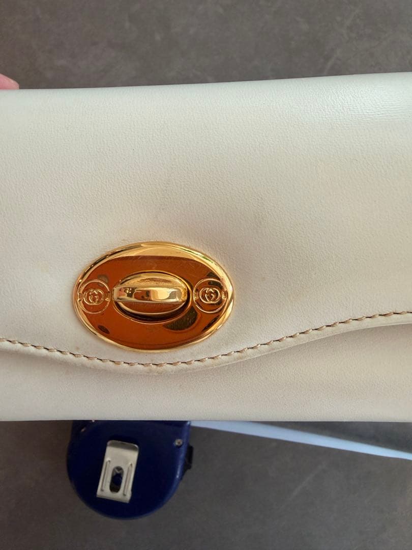 ホワイトハンドバッグ GUCCI グッチ