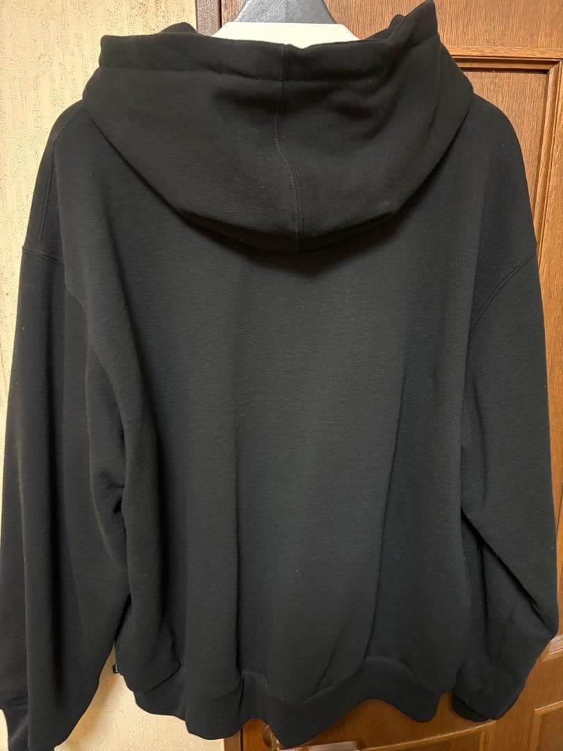 Supreme ブラック フルジップパーカー