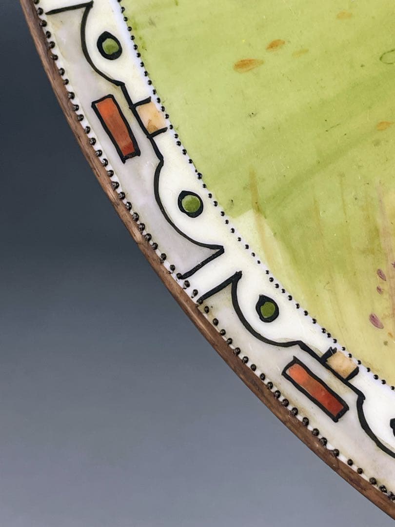 【希少】オールドノリタケ 約２５．５㎝ 手描き 猟犬図 プレート 皿