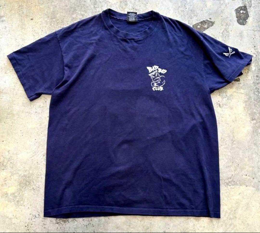 USA製80s~90s BadBoy Club Tシャツ XL 丈79