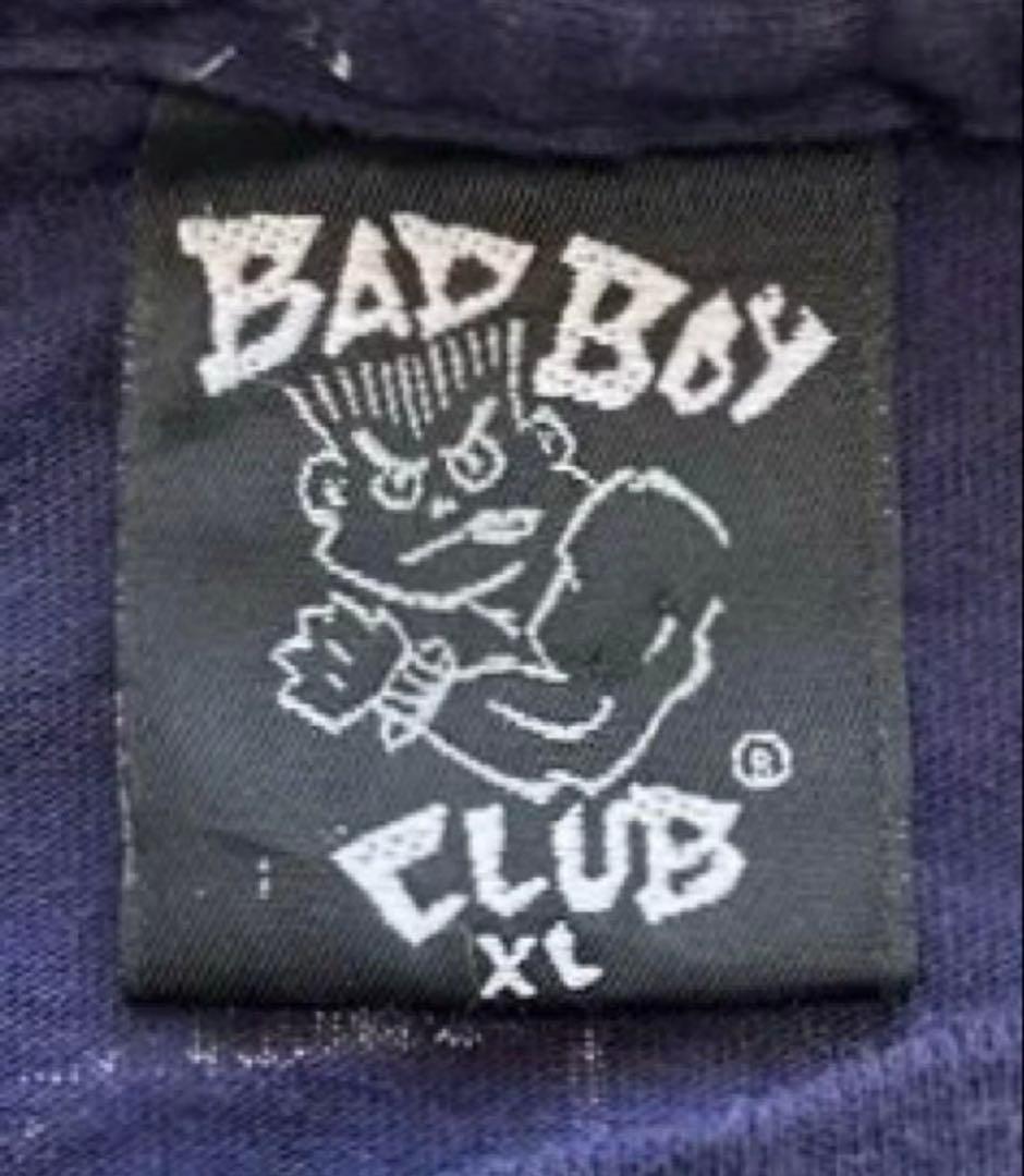 USA製80s~90s BadBoy Club Tシャツ XL 丈79