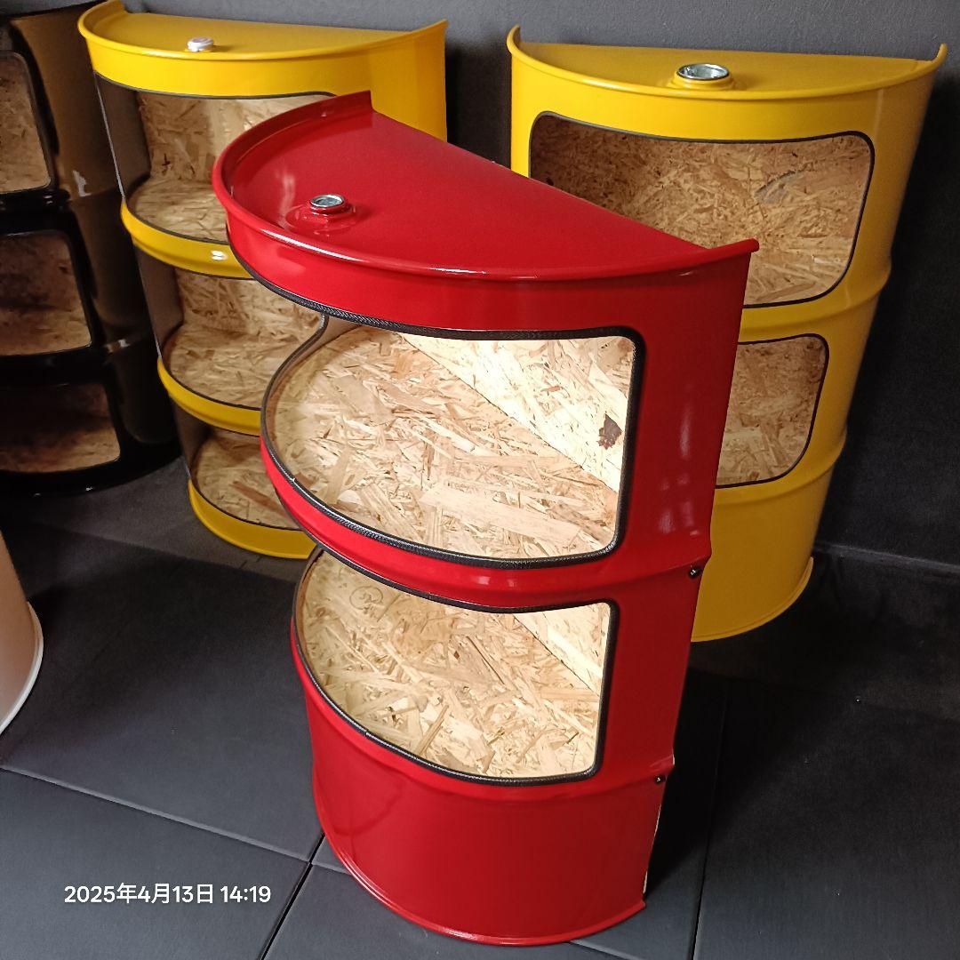 200㍑ドラム缶remakeBOX！レッド