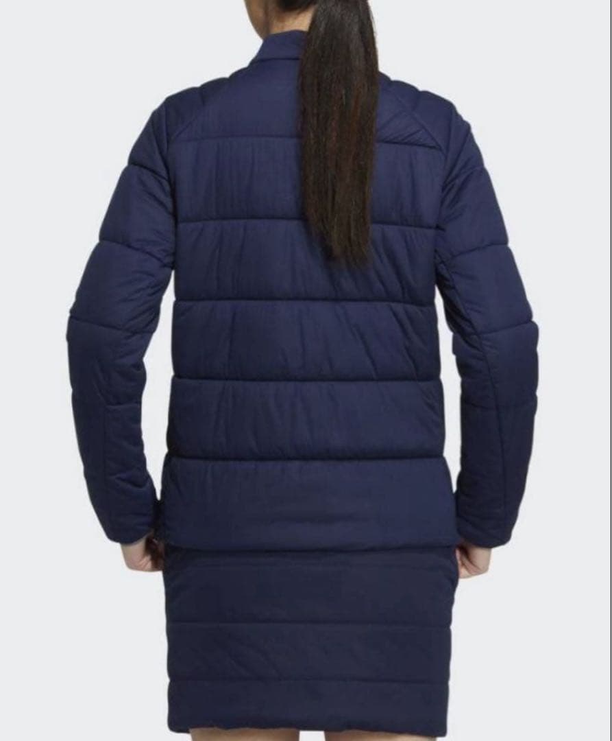 ビッグアディダスロゴ 保温中わた長袖フルジップジャケットスカート セットアップ