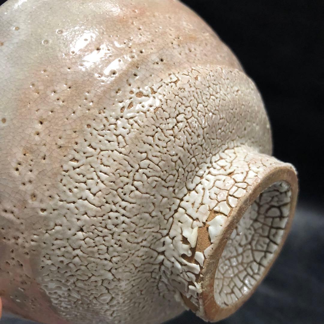 究極の古美術◼️蔵から見事な釉薬が割れたかなり高そうな雰囲気の萩焼が出て来ました。