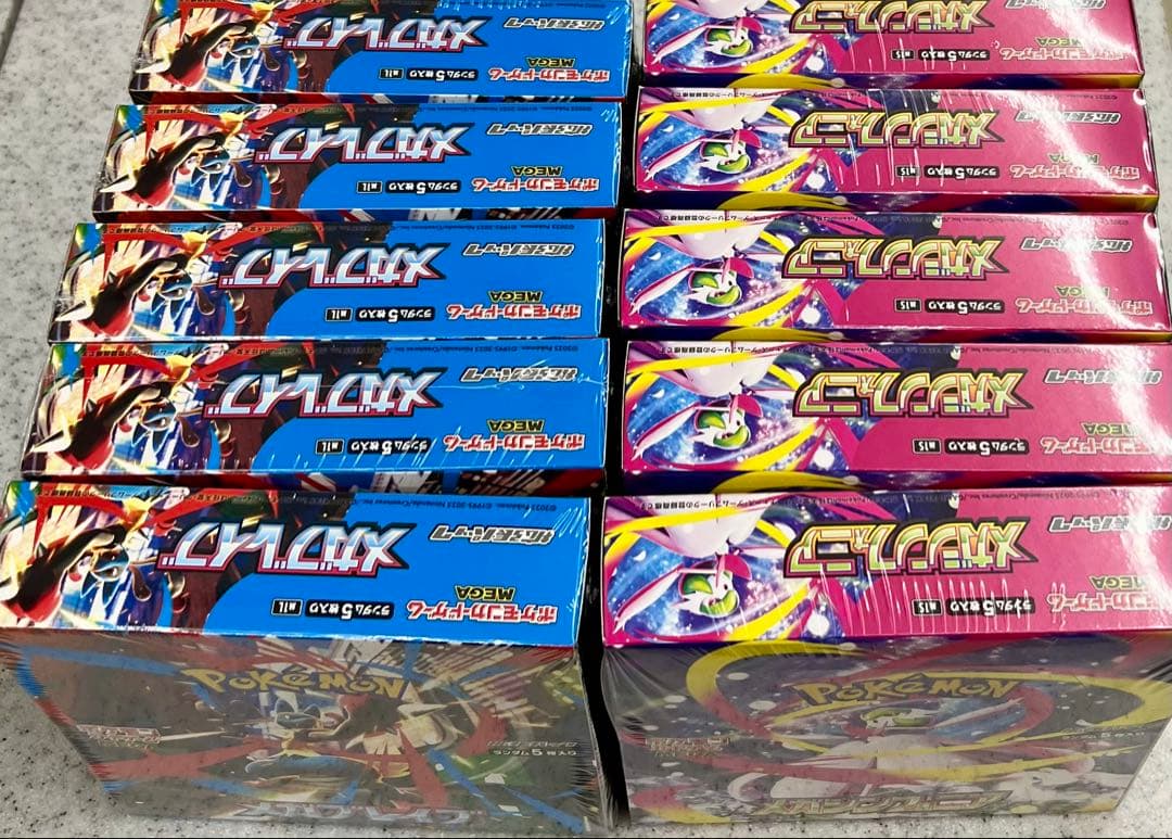 ポケモンカード メガブレイブ　メガシンフォニア各5BOX計10BOX