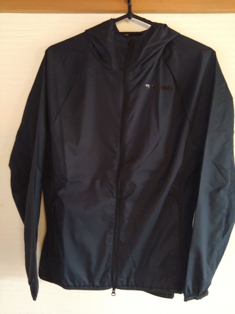 BRIEFING 3Dプリントポケッタブルパーカー レディースM 黒