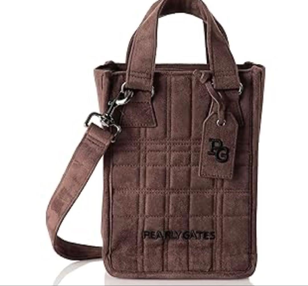 【新品】PARLY GATES スウェード調カートバッグ