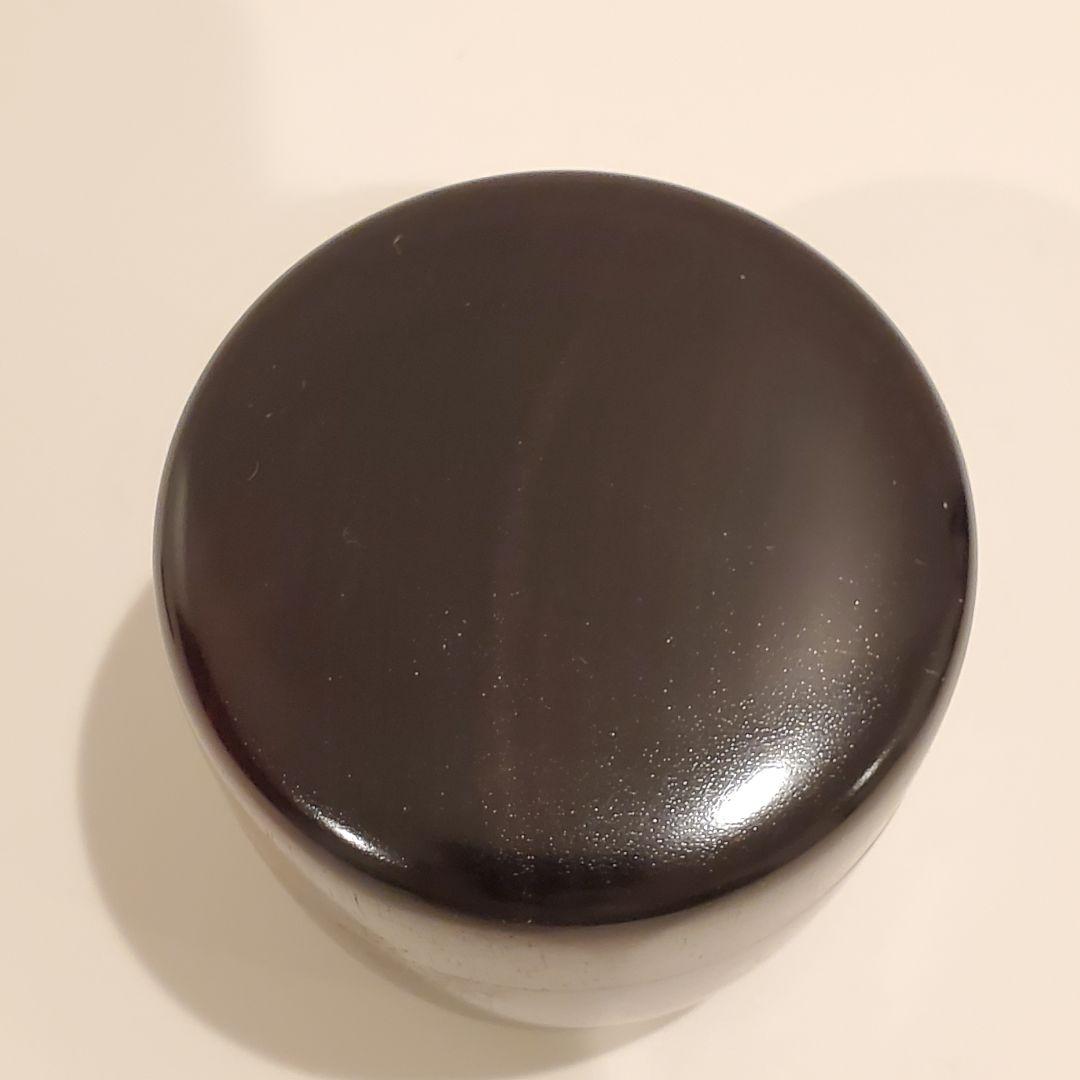 【未使用】人間国宝 川北良造 縞黒檀中棗 茶道